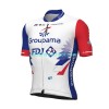 Groupama-FDJ Fahrradbekleidung Radtrikot Kurzarm + Trägershorts 2022 N001